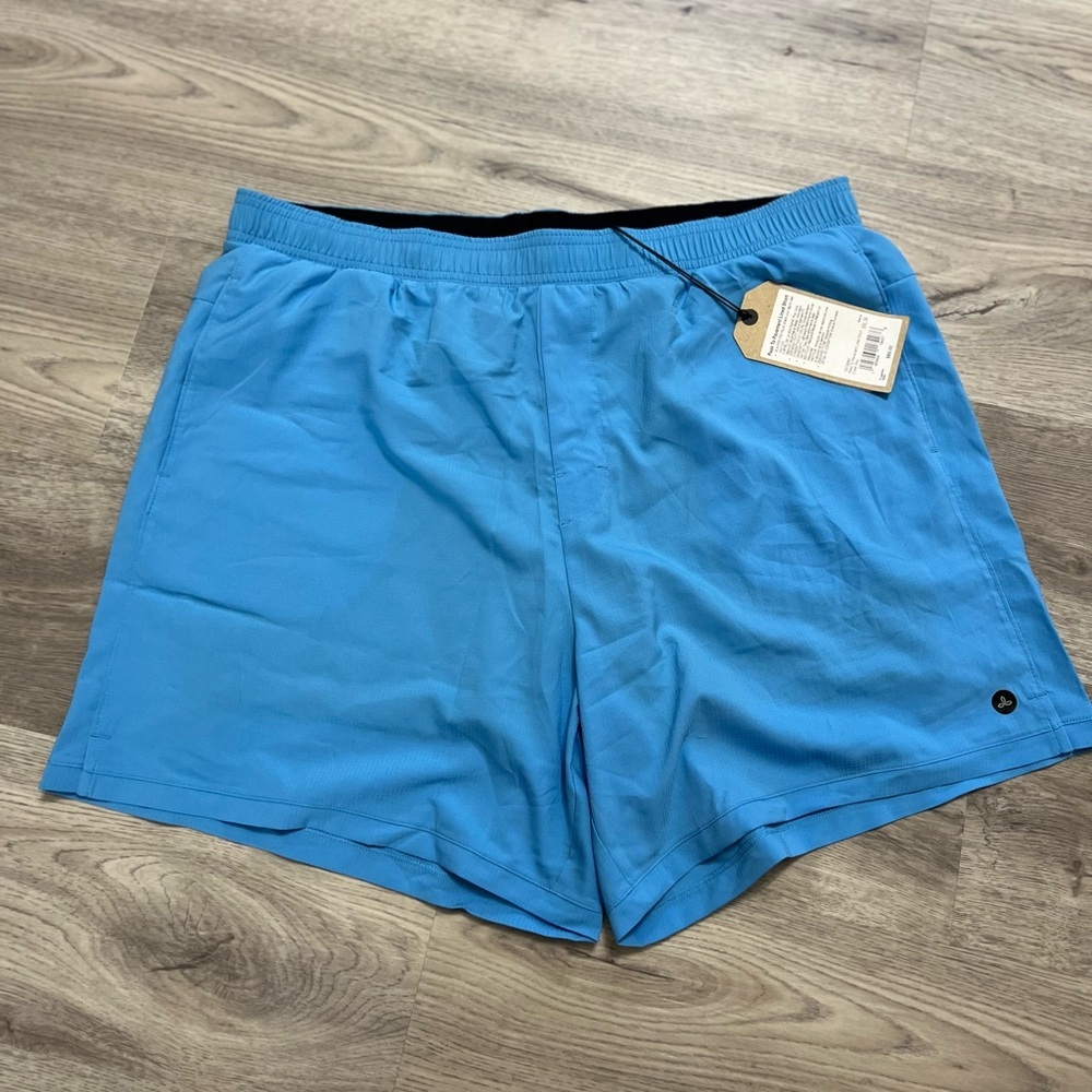 prAna Peak To Pavement Lined Short Clear Sky XXL